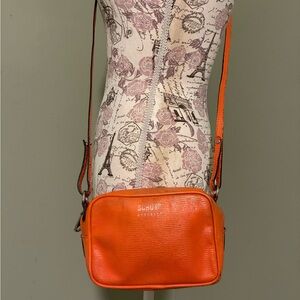 SCHUTZ Vibrant Orange Crossbody Bag